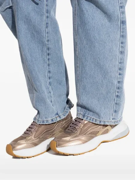 Sneakerși Emporio Armani plasă auriu