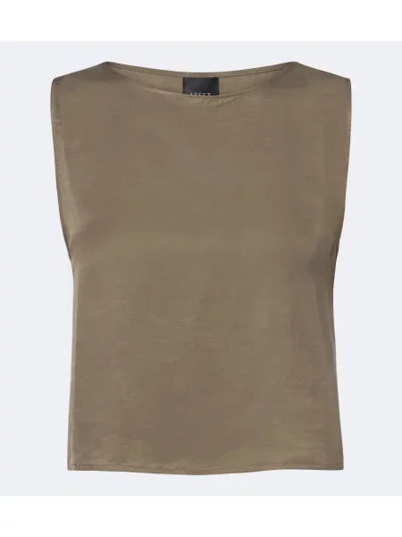 Decupat top Leset verde