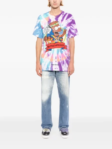 Tricou Better With Age cu imagine cu legături violet