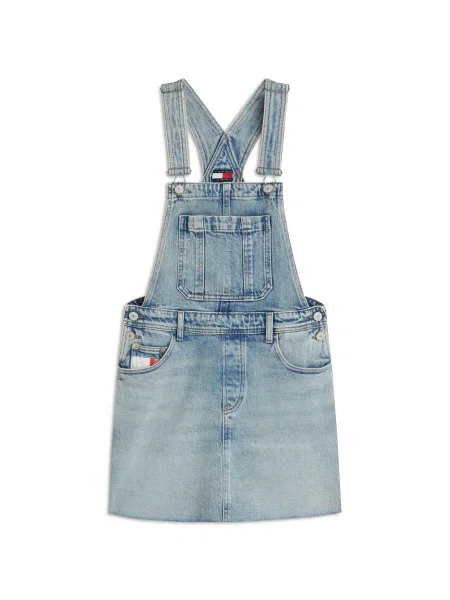 Rochie din denim Tommy Jeans albastru