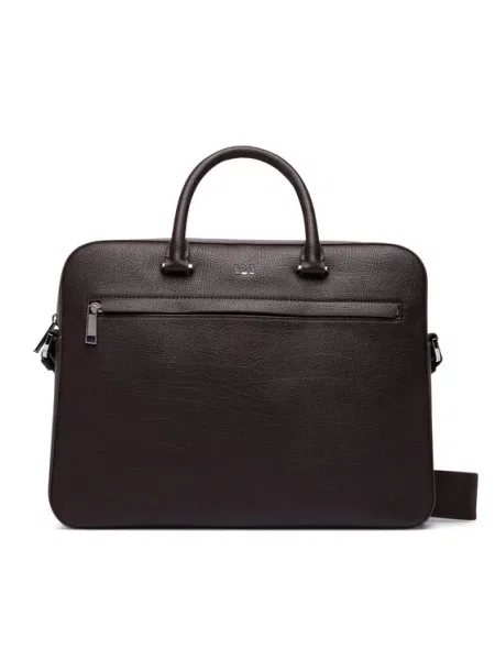 BOSS torba iz umetnega usnja Ray_RP_S doc case rjava