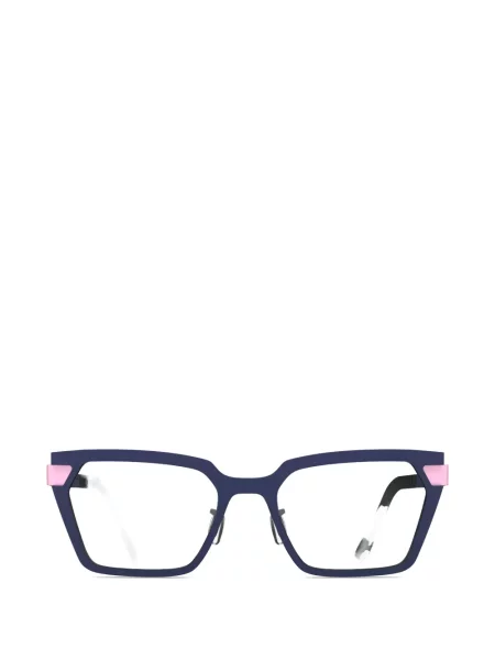 Ochelari de soare Blackfin cu imprimeu geometric albastru