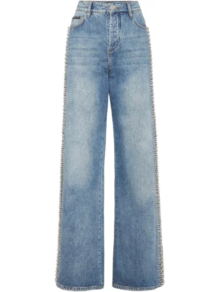 Blugi Philipp Plein de cristal albastru