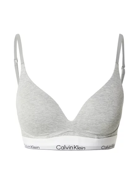 Calvin Klein Underwear Sutien gri deschis / negru alb