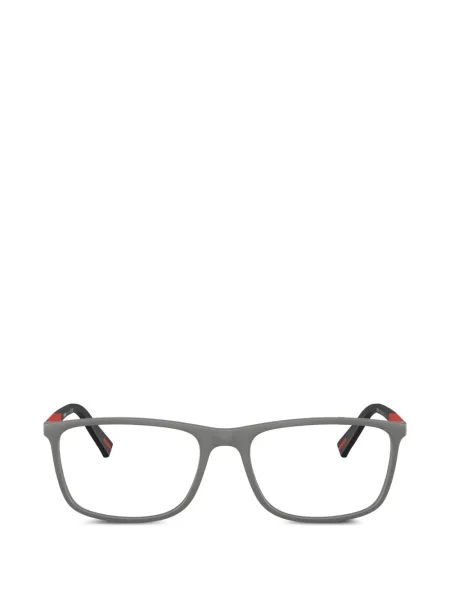 Ochelari de soare dreptunghiulari Prada Linea Rossa gri