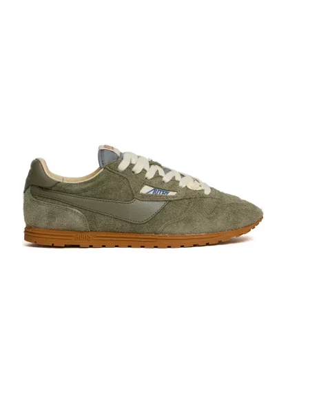 Sneakersy Autry skórzane zielone