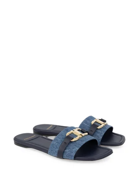 Sandále Ferragamo modrá