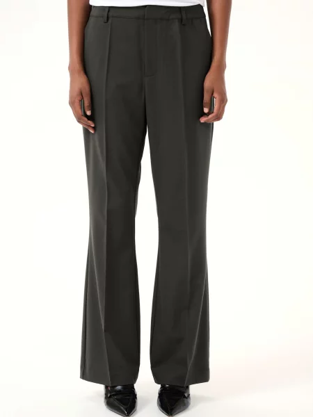 Kaffe Pantaloni cu dungă Sakura' negru
