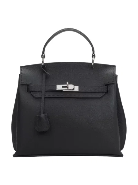 Listonoszka Estro skórzana klasyczna czarna