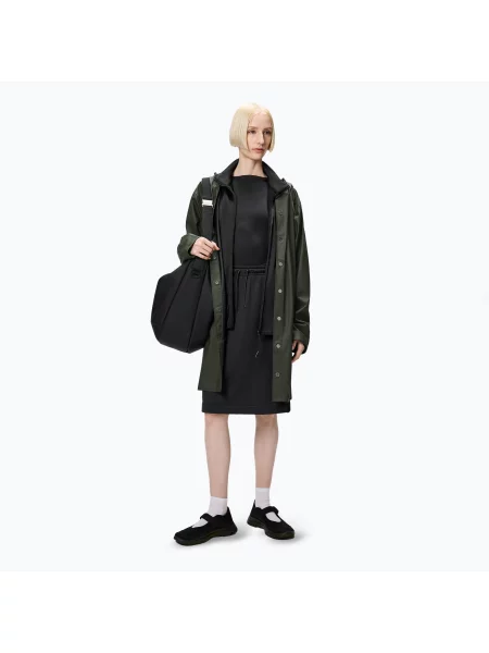 Куртка Rains Long Jacket green зелена