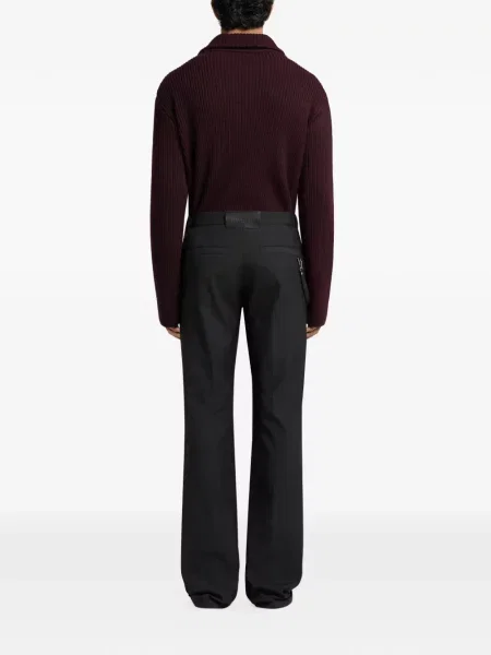 Pantaloni Courreges cu autograf negru