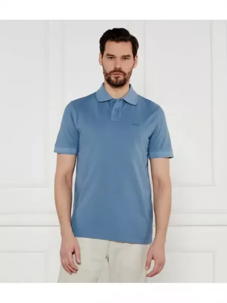 BOSS ORANGE Polo Prime albastru