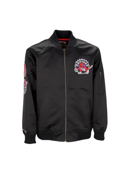 Lekki kurtka bomber Mitchell & Ness czarny