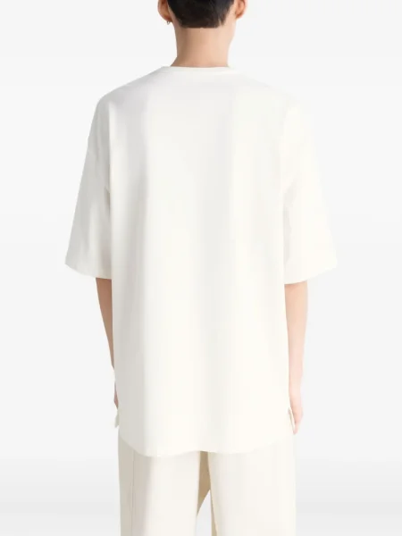 Tricou Lemaire din jerseu alb