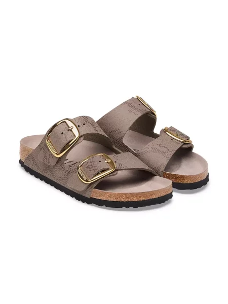 Klapki Birkenstock beżowe