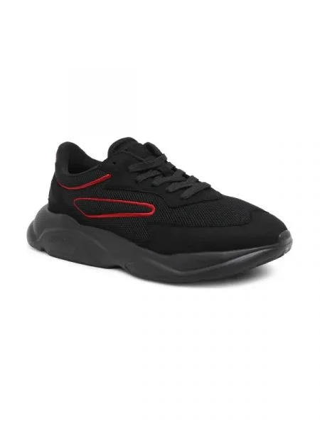 HUGO Sneakers Leon_Runn negru