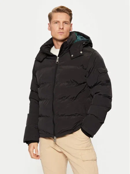 Hunter Пухено яке черен