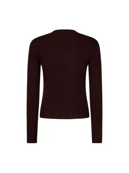 Sweter Pinko brązowy