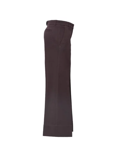 Pantaloni Ql2 evazate maro