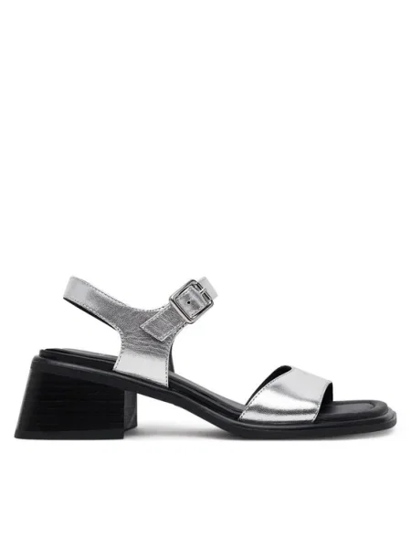 Кожени сандали Vagabond Shoemakers INES сребристо