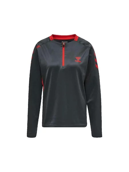 Mikina na zips Hummel sivá