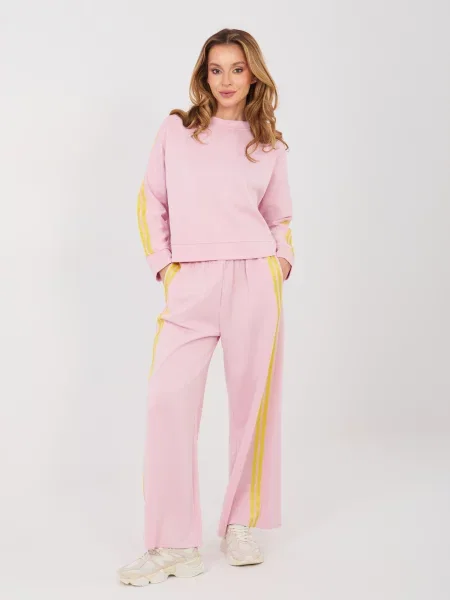 Komplet dresowy Rue Paris żółty