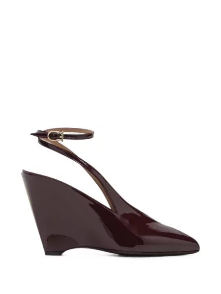 Sandale Ferragamo cu pană violet