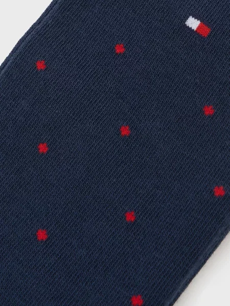 Носки Tommy Hilfiger в горошек синие