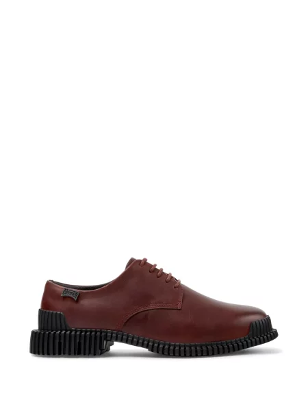 Pantofi derby Camper din piele roșu