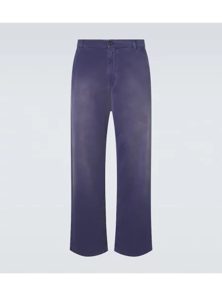 Pantaloni Miu Miu albastru
