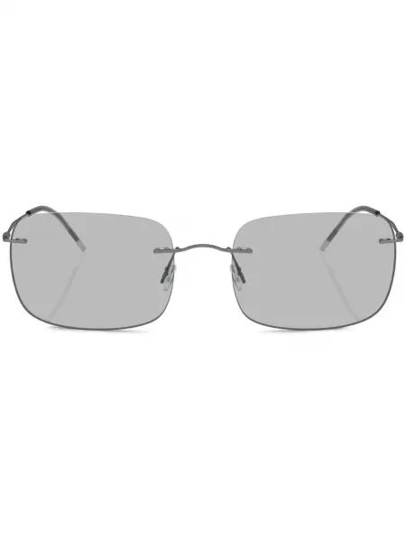 Ochelari de soare pătrați Giorgio Armani gri