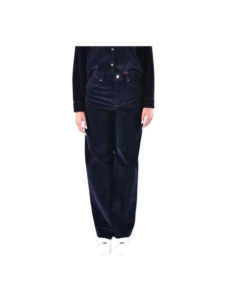 Spodnie Max Mara Studio niebieskie