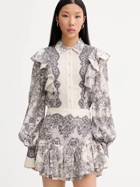 Blugirl Blumarine cămașă pentru femei bej