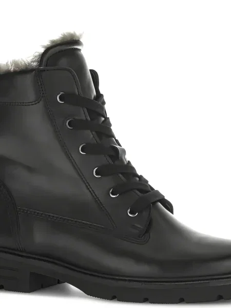 Botine Gabor cu șireturi din dantelă negru