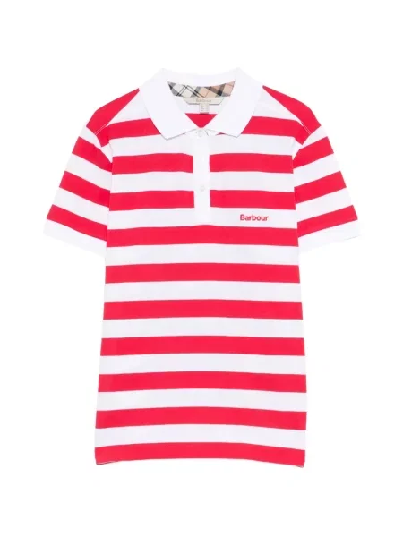 Top Barbour cu dungi alb