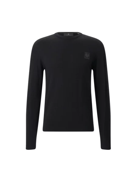 Sweter Belstaff wełniany czarny