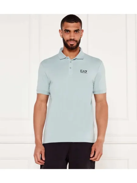 Emporio Armani Tricou polo PJVQZ albastru