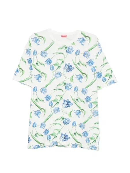 Tricou Kenzo cu imagine alb