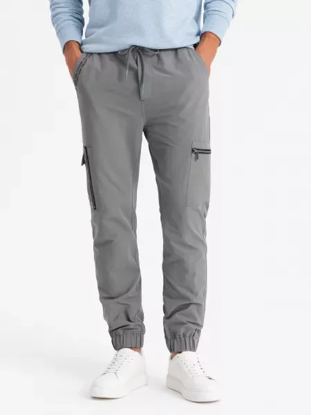 Pantaloni cargo Ombre cu imagine