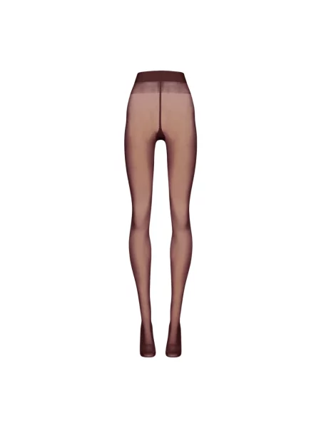 Satynowe rajstopy Wolford czerwone
