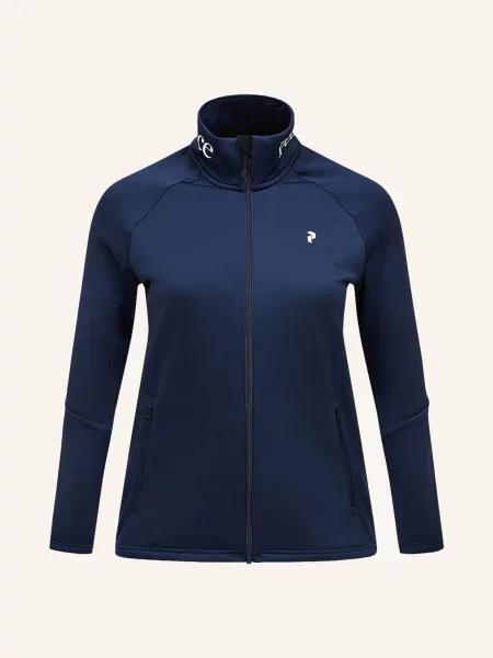 Peak Performance Bunda Midlayer – Rider Essentials tmavě modrá