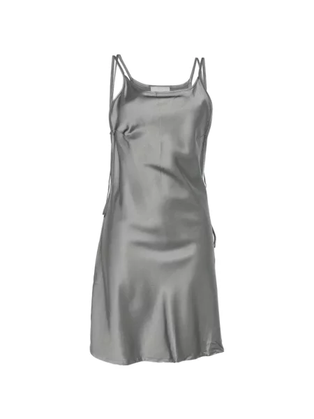 Rochie mini Halfboy cu bretele gri
