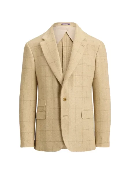 Sacou Ralph Lauren Purple Label în carouri violet