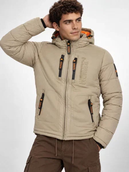 Bunda Geographical Norway béžová