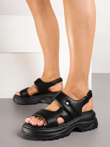 Sandale Saneora negre