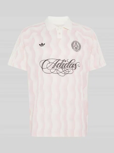 Adidas Originals Koszulka Polo Z Dżerseju rosa różowa
