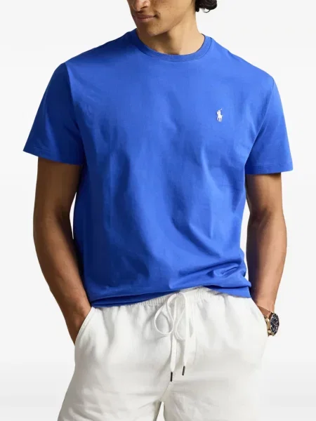 Πλεκτό polo Polo Ralph Lauren με σχέδιο με λαιμόκοψη v πράσινο