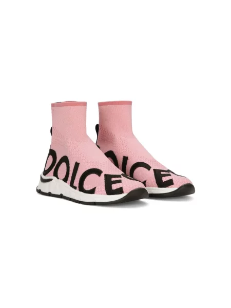 Sneakersy dziecięce Dolce And Gabbana różowe