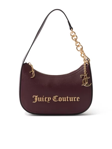 Juicy Couture Geantă de umăr Jasmine auriu / vin roșu
