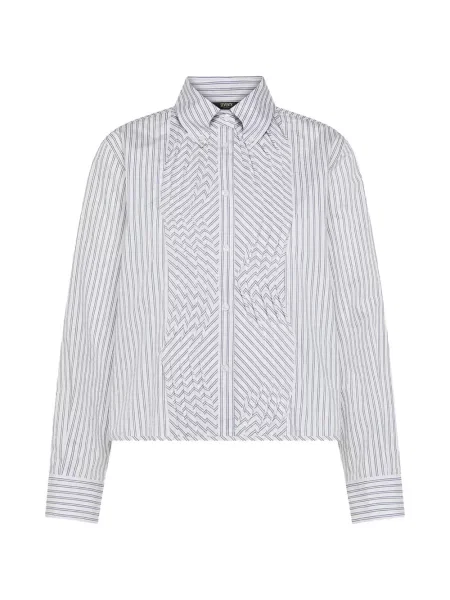 Koszula Seventy z falbankami biała